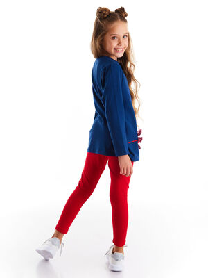 Red Flowers Girl T-shirt&Leggings Set - 2