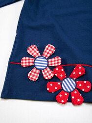 Red Flowers Girl T-shirt&Leggings Set - 5