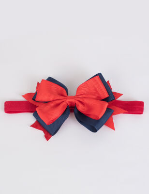 Red&Navy Blue Headband - 2