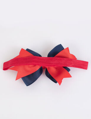 Red&Navy Blue Headband - 3