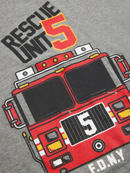 Rescue Unit Boy T-shirt&Pants Set - Thumbnail