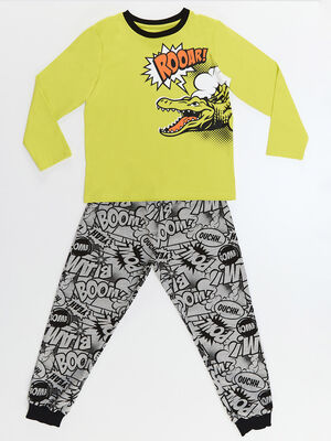 Roar Croco Boy T-shirt&Pants Set