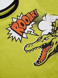 Roar Croco Boy T-shirt&Pants Set - Thumbnail