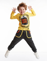 Roar Lion Erkek Çocuk T-shirt Pantolon Takım - Thumbnail