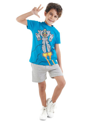 Robot Boy T-shirt&Shorts Set - 1