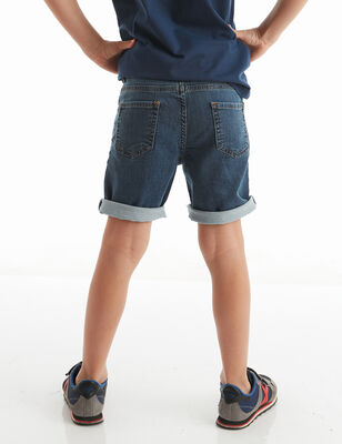 Robotic Boy Denim Shorts - 2