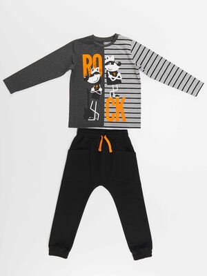 Rock Gang Boy T-shirt&Pants Set