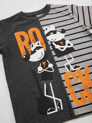 Rock Gang Boy T-shirt&Pants Set