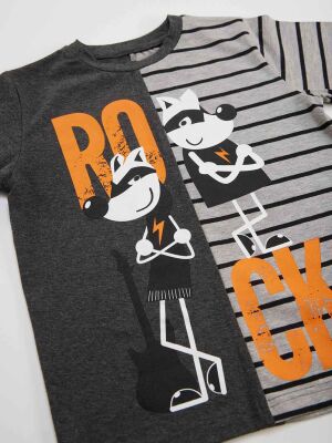 Rock Gang Boy T-shirt&Pants Set - 5