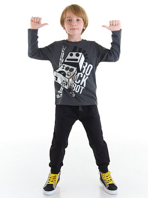 Rock Robot Boy T-shirt&Pants Set