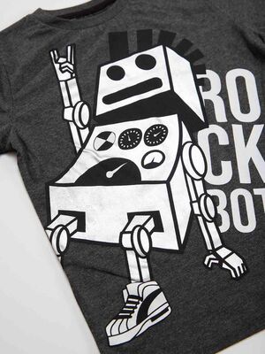Rock Robot Erkek Çocuk T-shirt Pantolon Takım
