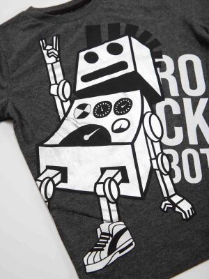 Rock Robot Erkek Çocuk T-shirt Pantolon Takım - 5