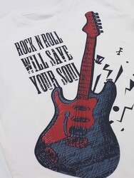 Rock Soul Erkek Çocuk T-shirt Kapri Şort Takım - Thumbnail