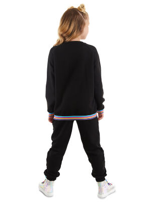 Rock Unicorn Girl Black Tracksuit - 2