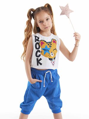 Rocker Leo Girl T-shirt&Harem Pants Set