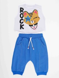 Rocker Leo Girl T-shirt&Harem Pants Set - 3