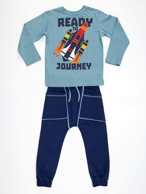 Rocket Boy T-shirt&Harem Pants Set - 3