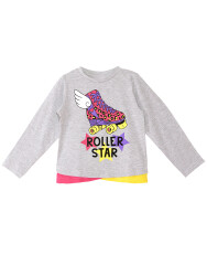 Roller Star Kız Çocuk Kışlık T-shirt Pantolon Takım - 5