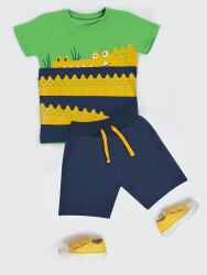 Rolling Croc Boy Shorts Set - 3