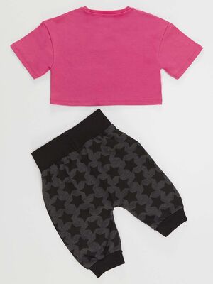 R&R Girl T-shirt&Harem Pants Set