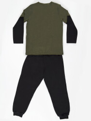 RS Green/Black Boy Pants Set - 4