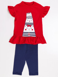 Sailor Cats Girl Tunic&Leggings Set - 3