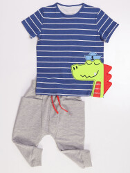 Sailor Dino Boy T-shirt&Baggy Set - 3