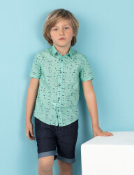 Sailor Turqoise Boy Shirt - 1