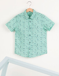 Sailor Turqoise Boy Shirt - 3