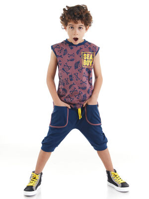 Sea Boy T-shirt&Baggy Pants Set - 1