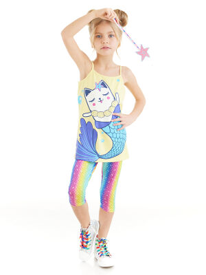 Sea Cat Girl Top&Leggings Set - 1