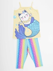 Sea Cat Girl Top&Leggings Set - 3