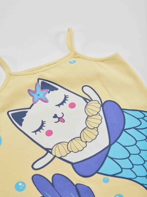 Sea Cat Girl Top&Leggings Set - 5