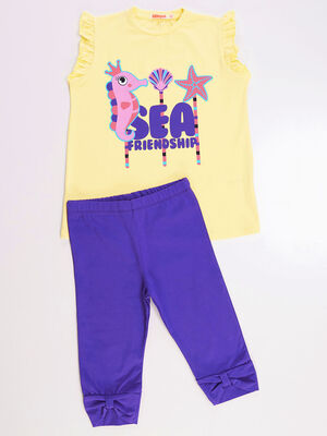 Sea Friends Girl T-shirt&Leggings Set