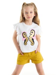 Sea Horses Girl Crop-top&Shorts Set - 1