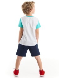 Sea Monster Boy T-shirt&Shorts Set - 2