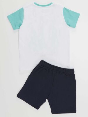 Sea Monster Boy T-shirt&Shorts Set - 4