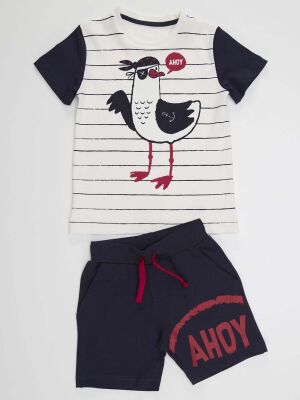 Seagull Boy T-shirt&Shorts Set - 3