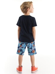 Shark Attack Boy T-shirt&Shorts Set - Thumbnail
