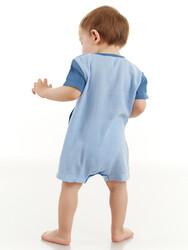 Shark Baby Boy Gauze Romper - 2