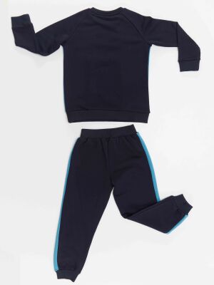 Shark Boy Navy Blue Tracksuit - 4