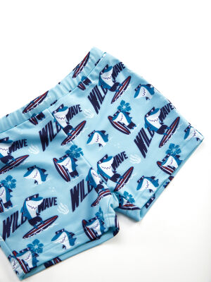 Shark Boy Swim Trunks - 3