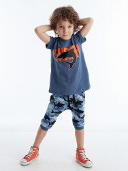 Shark Camo Boy Capri T-shirt Set - 1