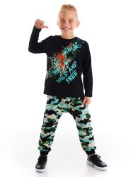 Shark Camo Boy T-shirt&Harem Pants Set - 1