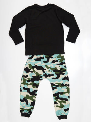 Shark Camo Boy T-shirt&Harem Pants Set - 4