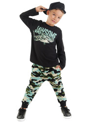 Shark Camo Boy T-shirt&Pants Set - 1