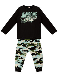 Shark Camo Boy T-shirt&Pants Set - 3