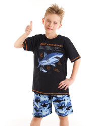 Shark Camo Boy T-shirt&Shorts Set - 1