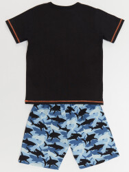 Shark Camo Boy T-shirt&Shorts Set - 4