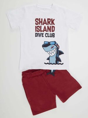 Shark Club Erkek Çocuk T-shirt Şort Takım - 3